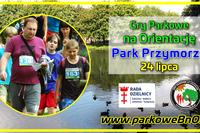 Wydarzenie: Gry Parkowe na Orientację - Park Przymorze, Kiedy? 2022-07-24 09:30, Gdzie? Park Tysiąclecia